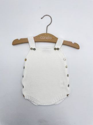 Peto corto punto bobo blanco