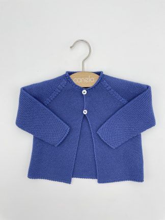Chaqueta larga 2 botones azul tinta
