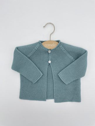 Chaqueta larga 2 botones verde empolvado