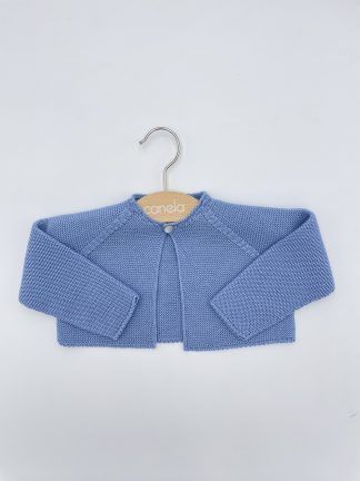 Chaqueta corta punto bobo un botón azafata