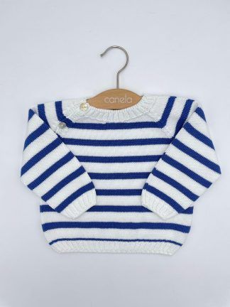 Jersey rayas azul tinta
