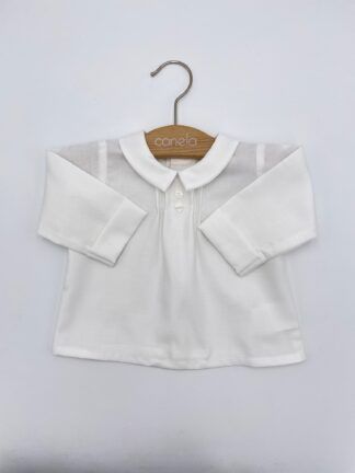 Camisa Bosco viyella crudo