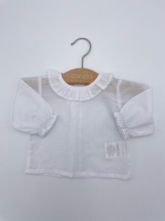 Camisa Candy bordado blanco