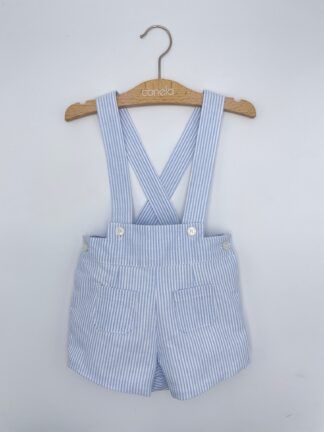 Pantalón Mickey Oxford raya azul