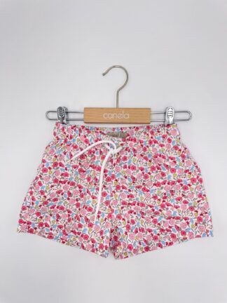 Bóxer Tela Canela Hibisco