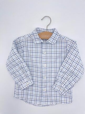 Camisa Federico cuadro azul 307