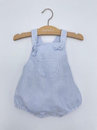 Peto nudos Oxford raya azul
