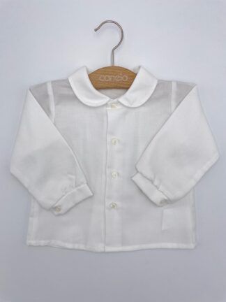 Camisa Tanis doble botonadura Oxford blanco